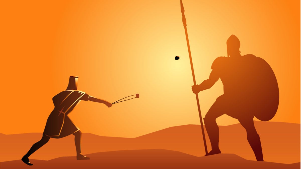 Small but Mighty: David defeats Goliath